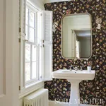 BLACKWELL NOIR Schumacher Wallpaper wallpaper - SKU 5013222
