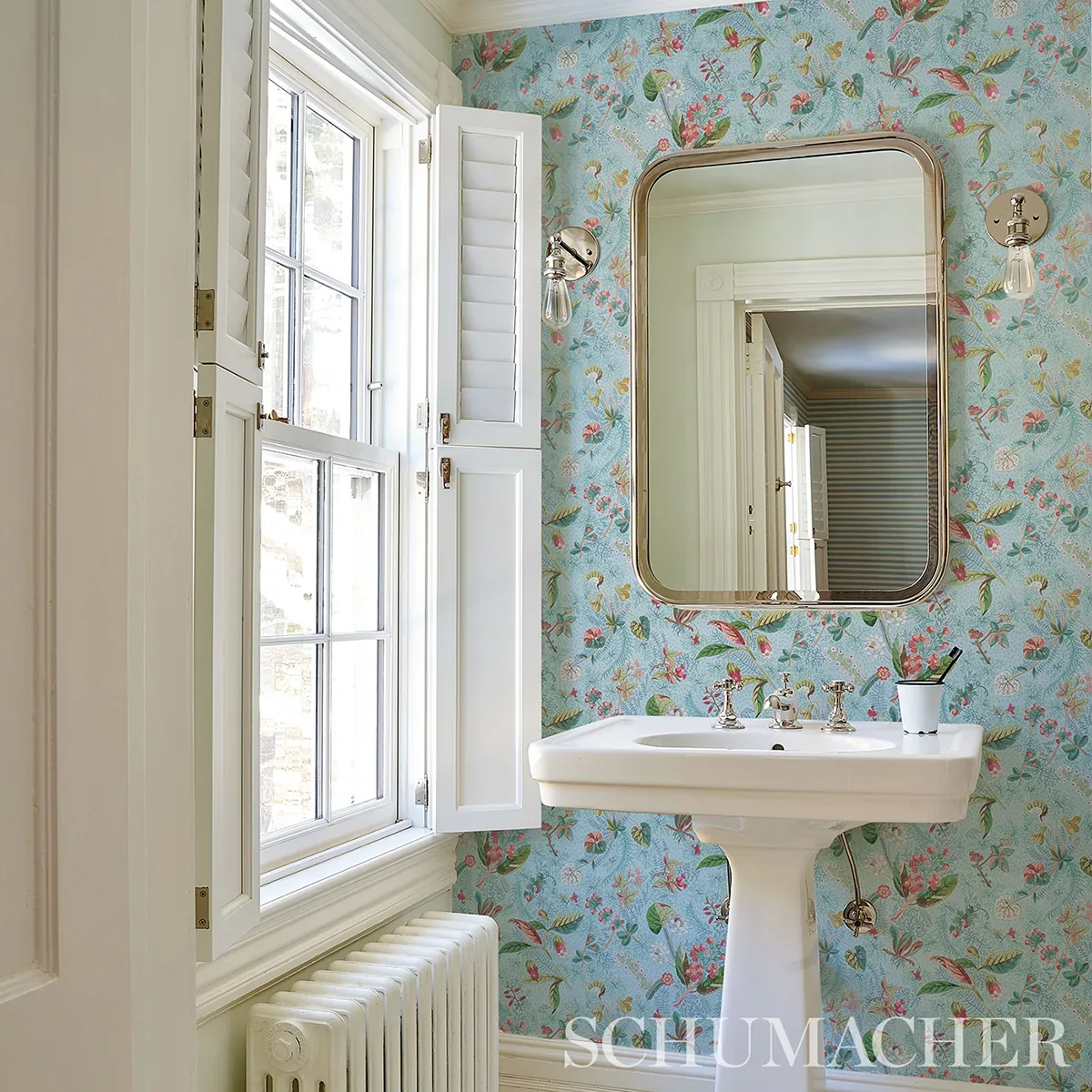 BLACKWELL SKY Schumacher Wallpaper wallpaper - SKU 5013221