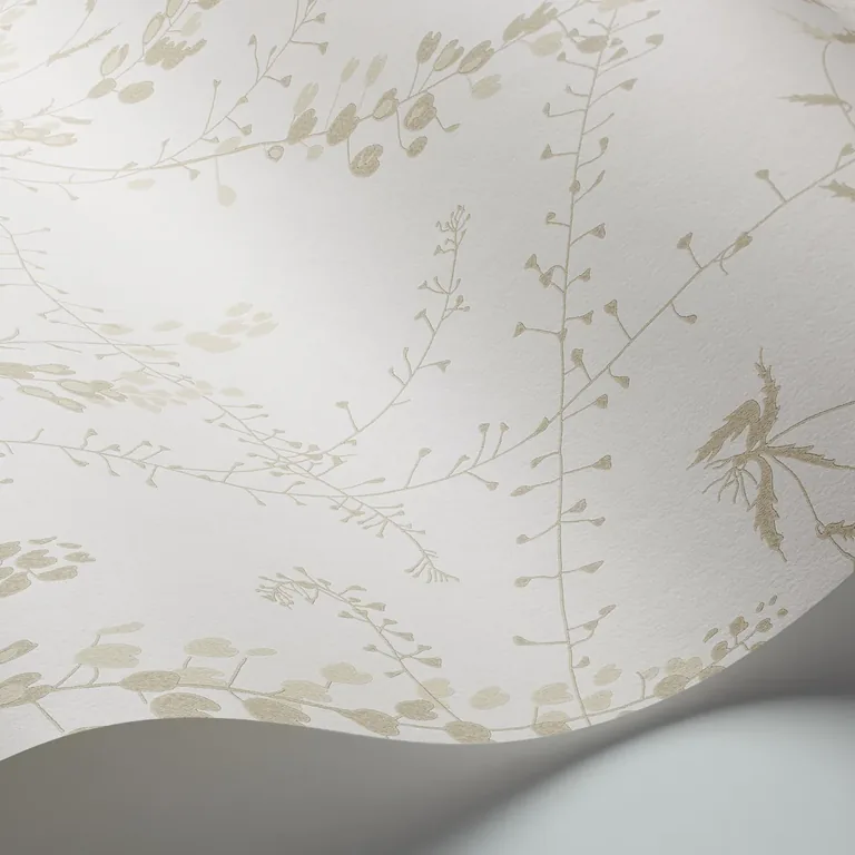 Schumacher BLADRANKER wallpaper, color NATURAL, SKU 1785