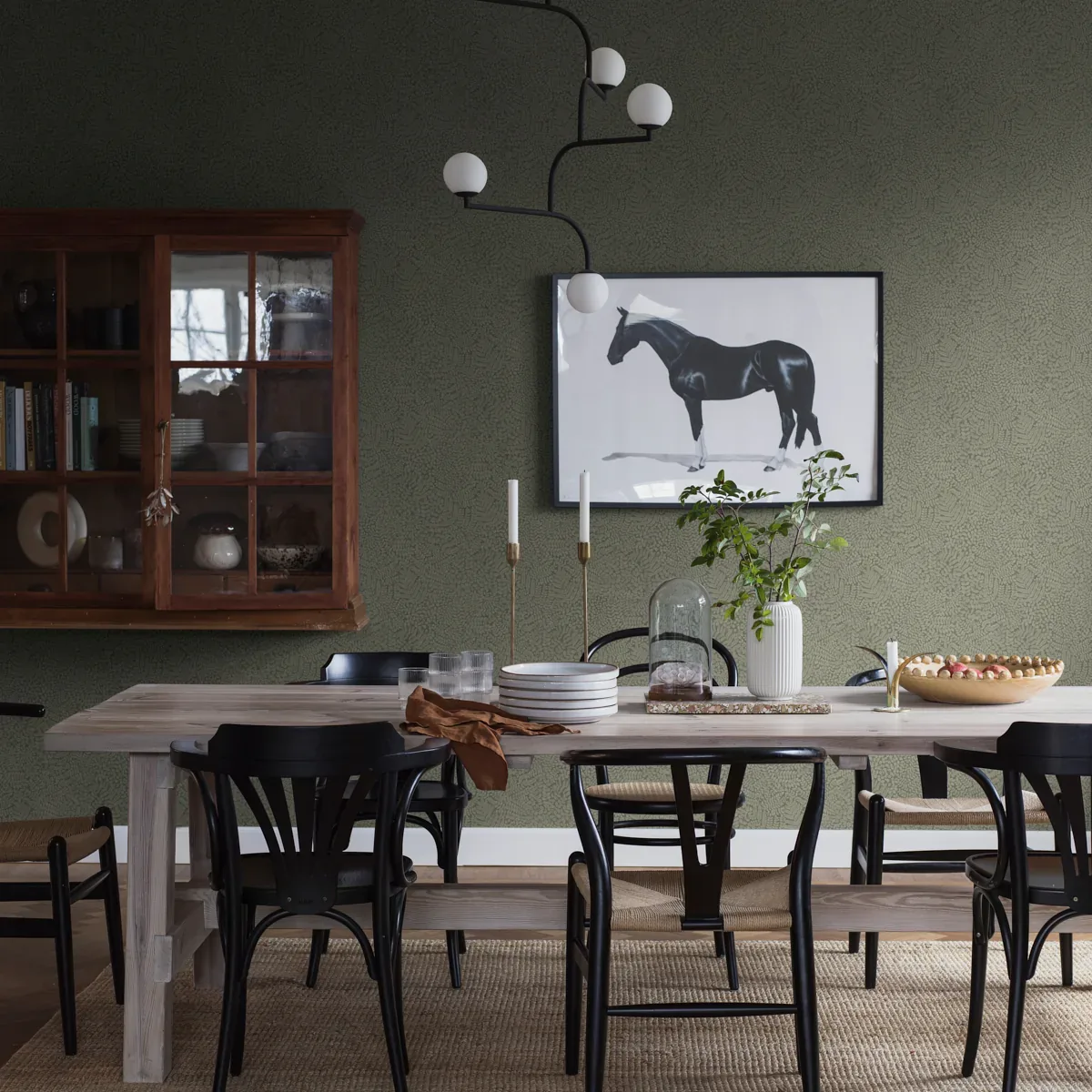 BLADVERK SPRUCE Schumacher Wallpaper wallpaper - SKU 2021