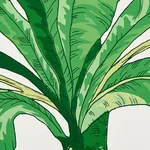 BLAIR HOUSE PALM GREEN Schumacher Wallpaper wallpaper - SKU 5004064