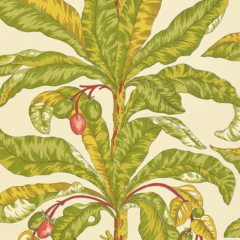 BLAIR HOUSE PALM TROPICAL Schumacher Wallpaper wallpaper - SKU 5004063