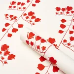 BLEEDING HEARTS - RED Schumacher Wallpaper | Wallpaper Twins BLEEDING HEARTS RED Schumacher Wallpaper wallpaper - SKU 5015861