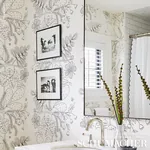 Schumacher BLOMMEN - NOIR / BLANC Wallpaper | Buy Online Schumacher BLOMMEN wallpaper, color NOIR / BLANC, SKU 5007490
