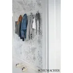 BLOMMEN - SMOKE Schumacher Wallpaper | Wallpaper Twins BLOMMEN SMOKE Schumacher Wallpaper wallpaper - SKU 5007491