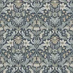 BLOMSTERFRÖJD INDIGO Schumacher Wallpaper wallpaper - SKU 3292
