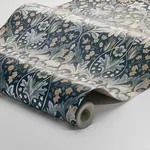 BLOMSTERFRÖJD INDIGO Schumacher Wallpaper wallpaper - SKU 3292