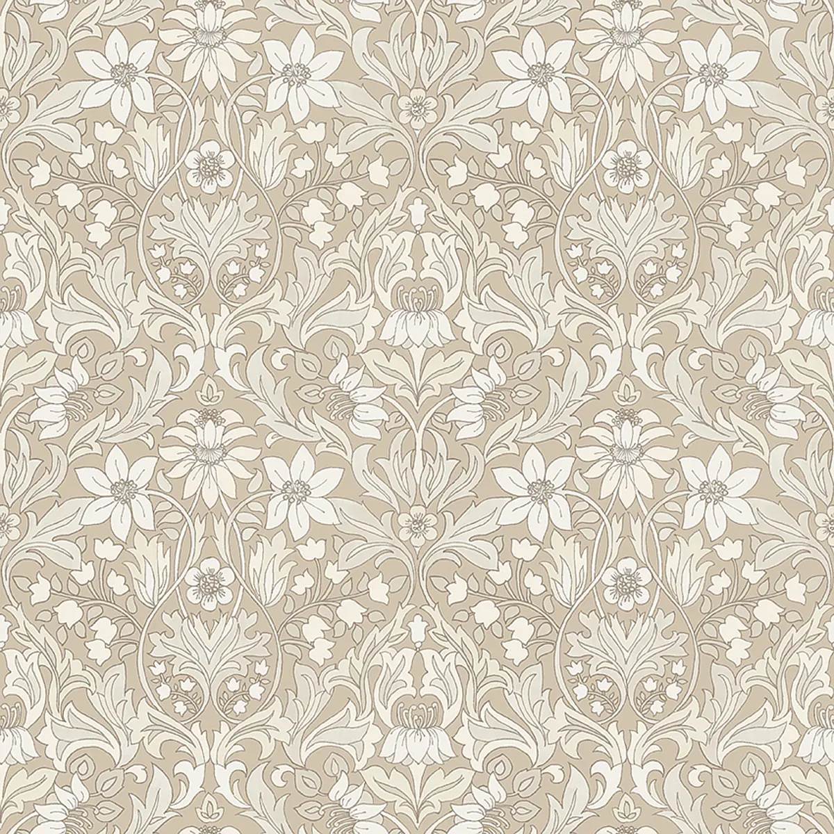 BLOMSTERFRÖJD NATURAL Schumacher Wallpaper wallpaper - SKU 3293