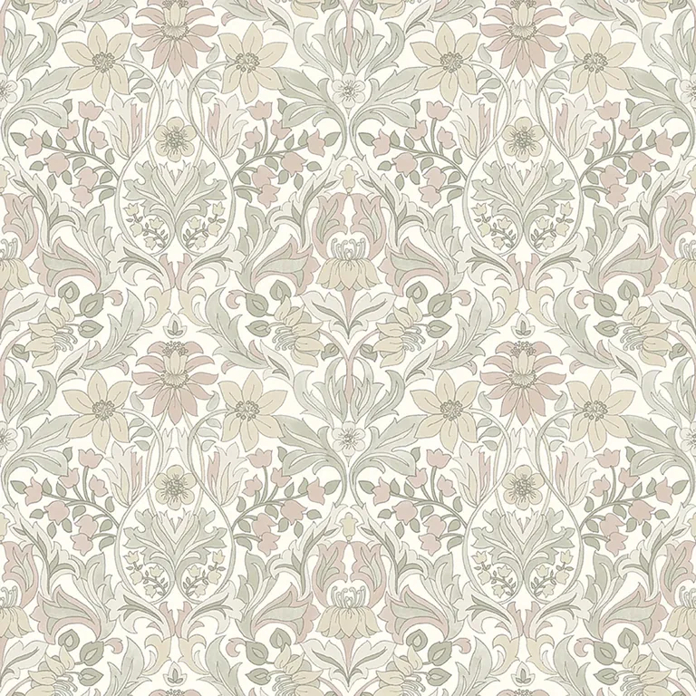 Schumacher BLOMSTERFRÖJD wallpaper, color SOFT MULTI, SKU 3295