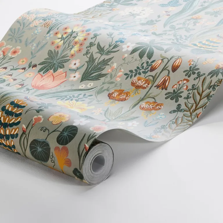 Schumacher BLOMSTERHAV wallpaper, color TAUPE, SKU 2054