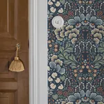 BLOMSTERVALL - MIDNIGHT MULTI Schumacher Wallpaper | Wallpap BLOMSTERVALL MIDNIGHT MULTI Schumacher Wallpaper wallpaper - SKU 2097
