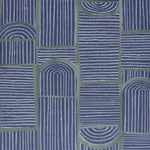 BLOOMSBURY - DEEP NAVY Schumacher Wallpaper | Wallpaper Twin BLOOMSBURY DEEP NAVY Schumacher Wallpaper wallpaper - SKU 5013683