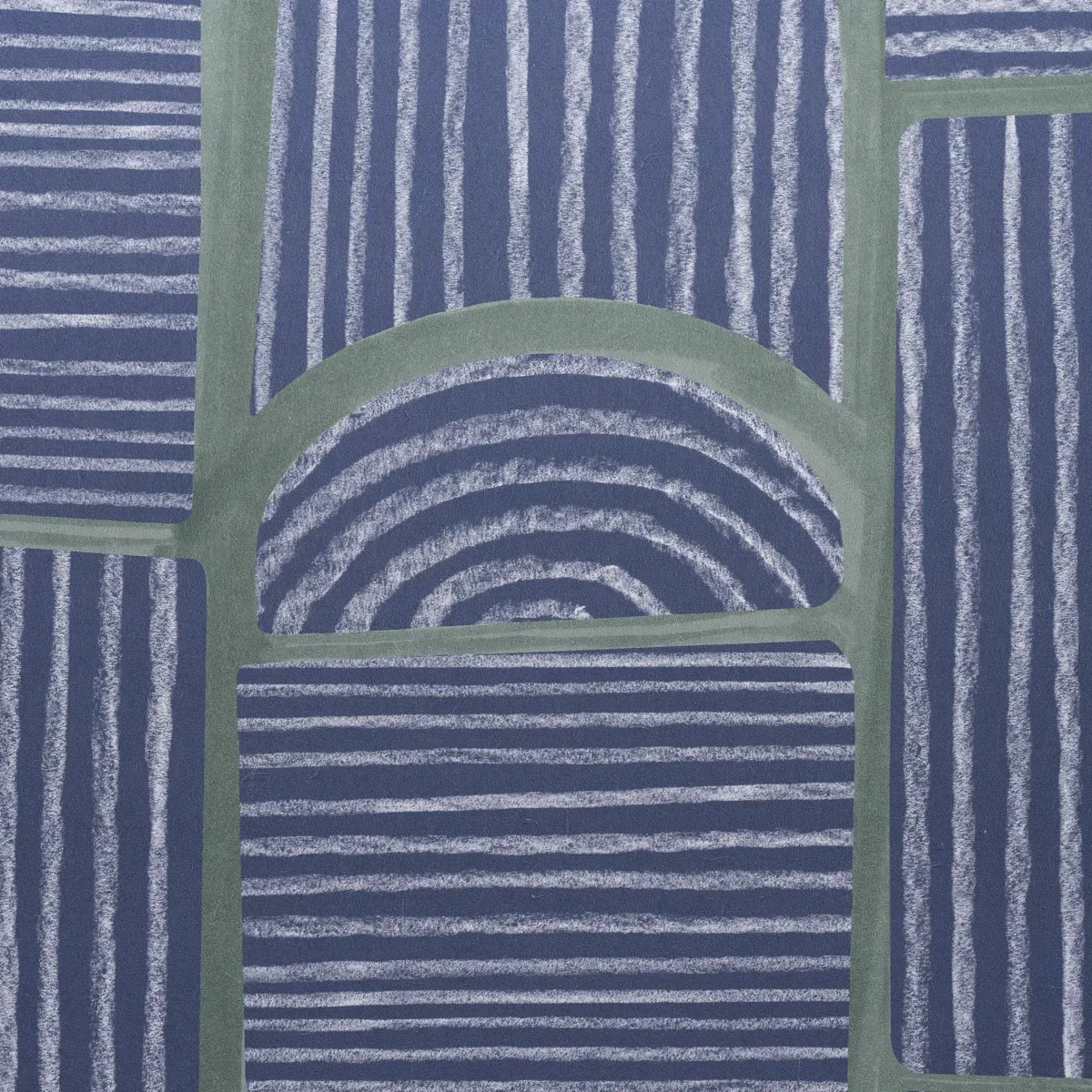 BLOOMSBURY - DEEP NAVY Schumacher Wallpaper | Wallpaper Twin BLOOMSBURY DEEP NAVY Schumacher Wallpaper wallpaper - SKU 5013683