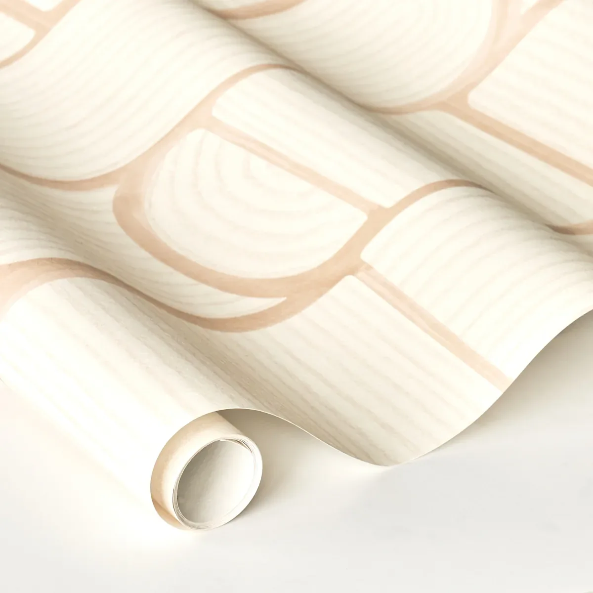BLOOMSBURY WARM WHITE Schumacher Wallpaper wallpaper - SKU 5013681