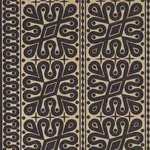 Borneo Grasscloth BLACK Schumacher Wallpaper wallpaper - SKU 5015412