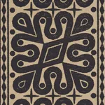 Borneo Grasscloth BLACK Schumacher Wallpaper wallpaper - SKU 5015412