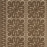 Borneo Grasscloth BROWN Schumacher Wallpaper wallpaper - SKU 5015410