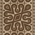 Borneo Grasscloth BROWN Schumacher Wallpaper wallpaper - SKU 5015410