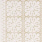 Borneo Grasscloth WHITE Schumacher Wallpaper wallpaper - SKU 5015411