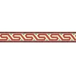 BOSPHORUS BORDER POMEGRANATE Schumacher Wallpaper wallpaper - SKU 5006722