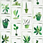BOTANICALS - GREENHOUSE Schumacher Wallpaper | Wallpaper Twi BOTANICALS GREENHOUSE Schumacher Wallpaper wallpaper - SKU 5012691