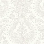 BOUDOIR MEDALLION - GREY Schumacher Wallpaper | Wallpaper Tw BOUDOIR MEDALLION GREY Schumacher Wallpaper wallpaper - SKU 1918