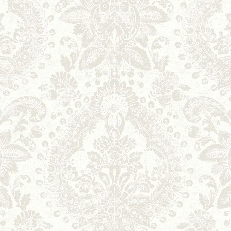Schumacher BOUDOIR MEDALLION wallpaper, color GREY, SKU 1918