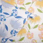 BOUQUET TOSS AFTERNOON BLUE Schumacher Wallpaper wallpaper - SKU 5013841