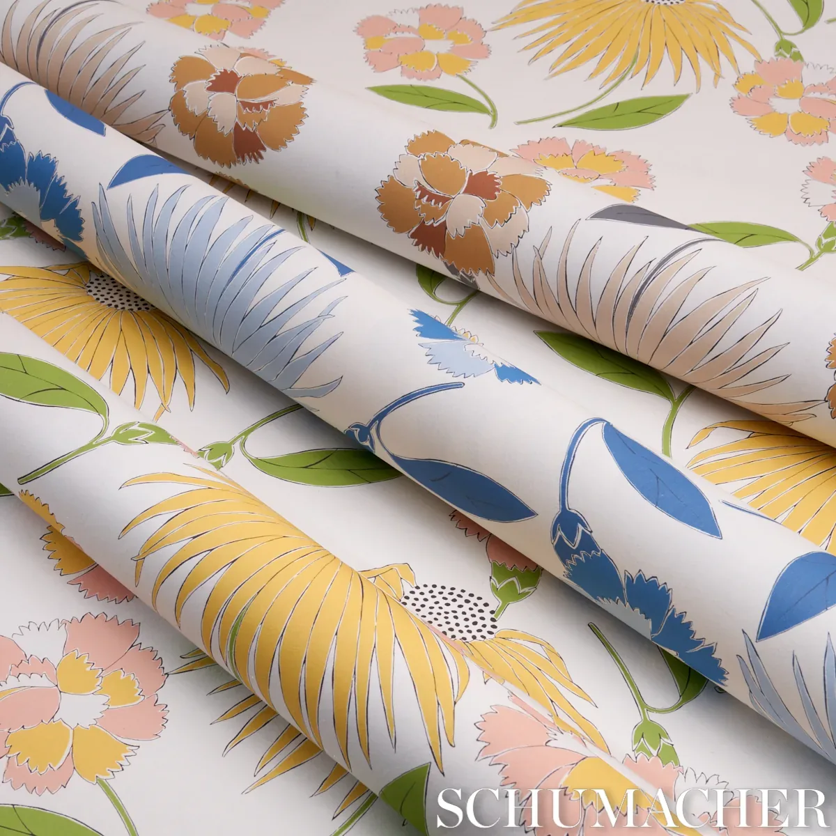 BOUQUET TOSS TOAST Schumacher Wallpaper wallpaper - SKU 5013842