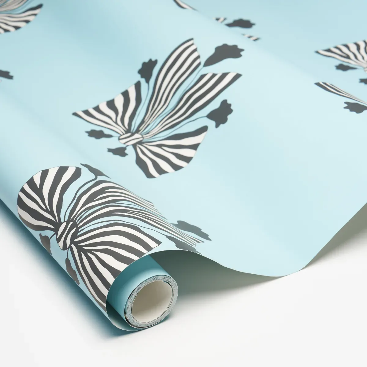 BOW-WOW-WOW - AQUA Schumacher Wallpaper | Wallpaper Twins BOW-WOW-WOW AQUA Schumacher Wallpaper wallpaper - SKU 5015470