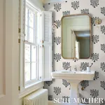 BOW-WOW-WOW - CREAM Schumacher Wallpaper | Wallpaper Twins BOW-WOW-WOW CREAM Schumacher Wallpaper wallpaper - SKU 5015472