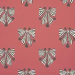 BOW-WOW-WOW - RED Schumacher Wallpaper | Wallpaper Twins BOW-WOW-WOW RED Schumacher Wallpaper wallpaper - SKU 5015471