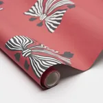 BOW-WOW-WOW - RED Schumacher Wallpaper | Wallpaper Twins BOW-WOW-WOW RED Schumacher Wallpaper wallpaper - SKU 5015471