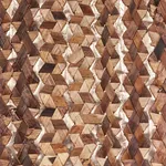 BRAIDED BACBAC SHIMMER COPPER Schumacher Wallpaper wallpaper - SKU 5010210