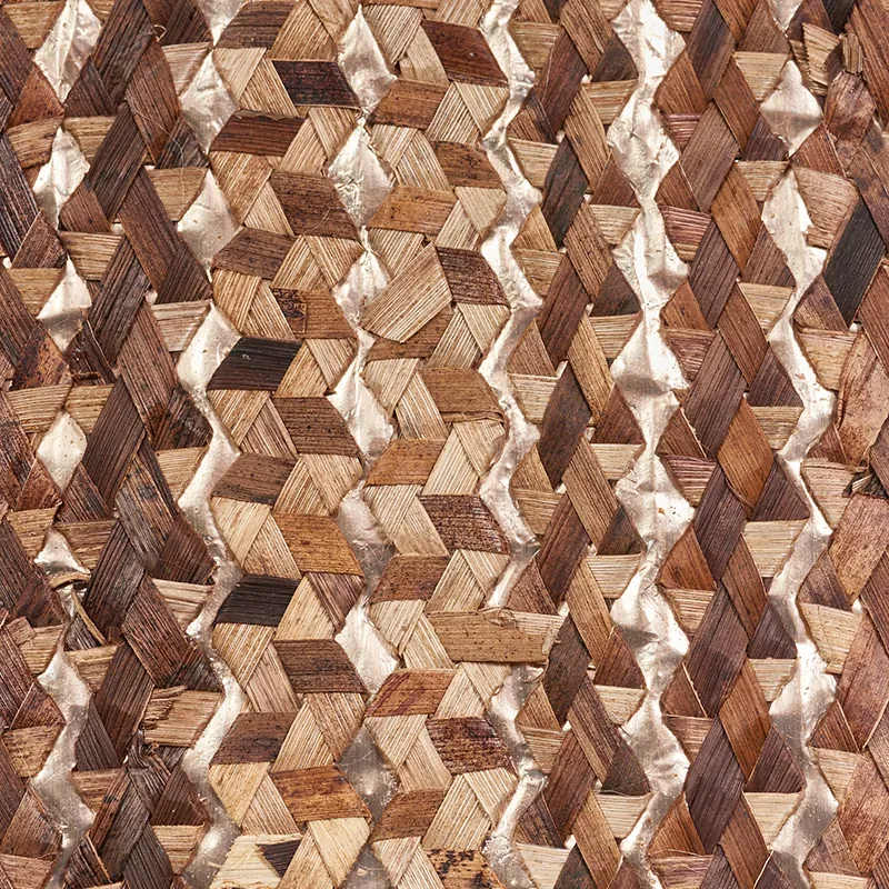 BRAIDED BACBAC SHIMMER COPPER Schumacher Wallpaper wallpaper - SKU 5010210