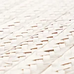 BRAIDED BURI IVORY Schumacher Wallpaper wallpaper - SKU 5010191