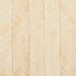 BRAIDED BURI NATURAL Schumacher Wallpaper wallpaper - SKU 5010190
