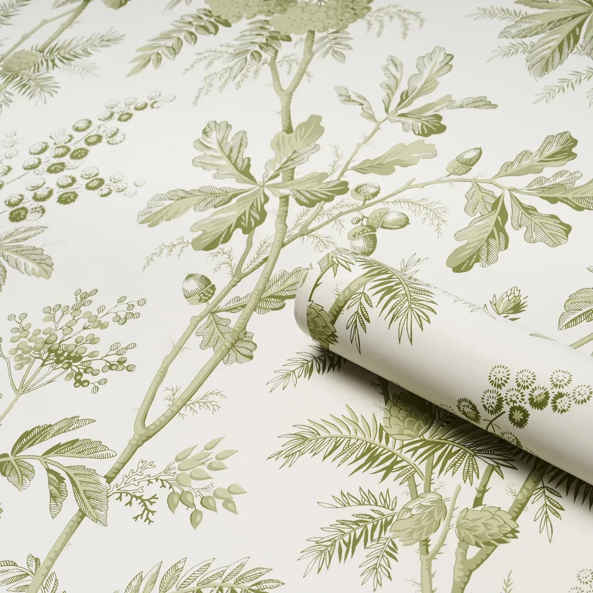 BRANTWOOD VINE LEAF Schumacher Wallpaper wallpaper - SKU 5016350
