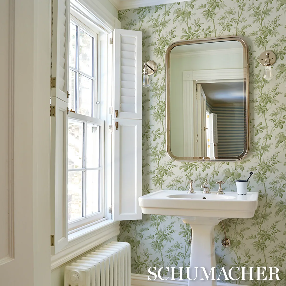 BRANTWOOD VINE LEAF Schumacher Wallpaper wallpaper - SKU 5016350