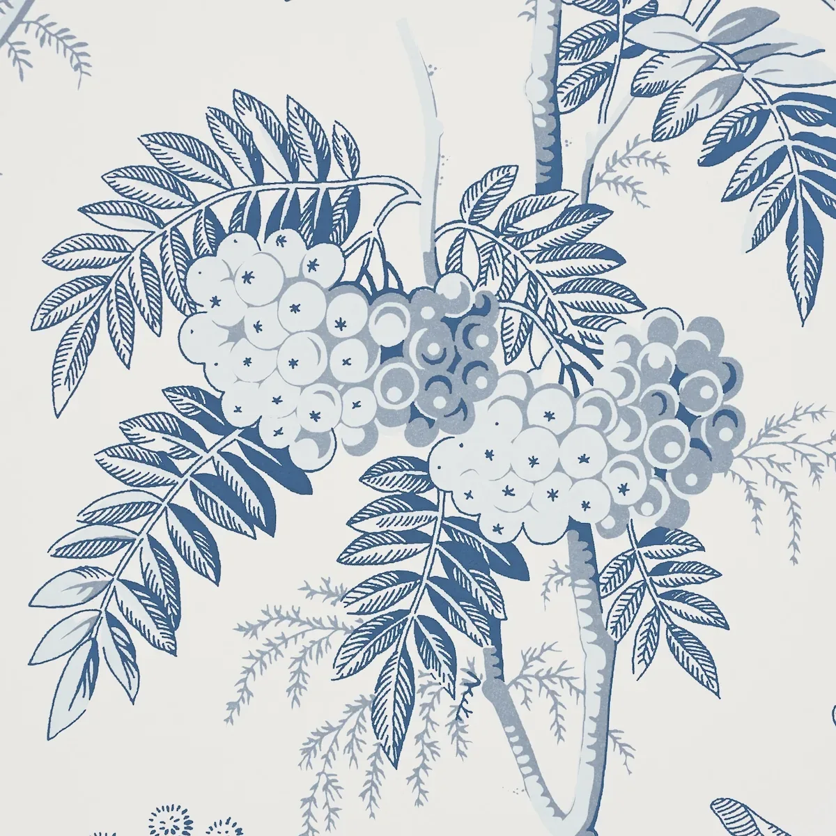 BRANTWOOD VINE PORCELAIN Schumacher Wallpaper wallpaper - SKU 5016351