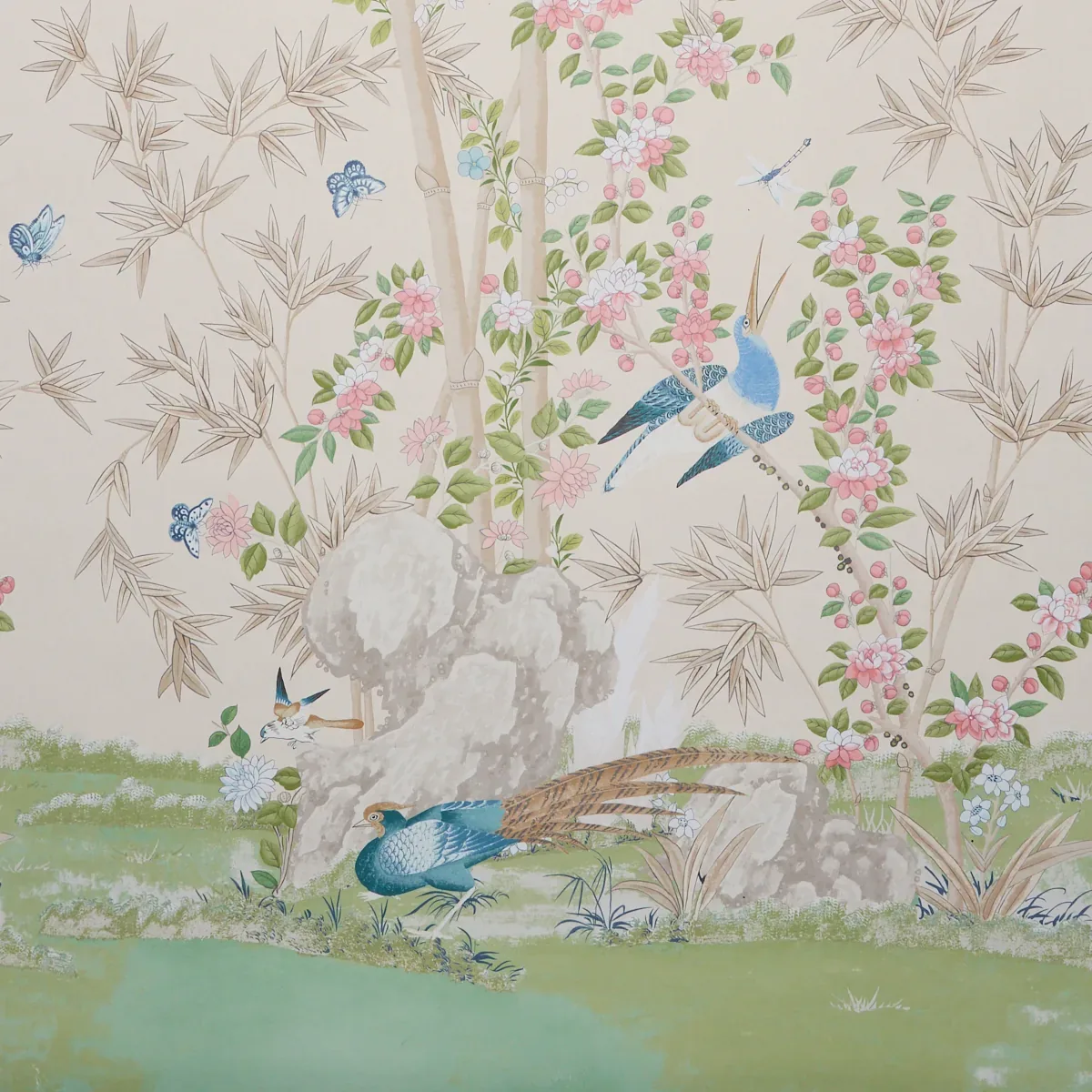 BRIGHTON PAVILION PANEL ALABASTER Schumacher Wallpaper wallpaper - SKU 5007746