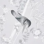 BRIGHTON PAVILION PANEL BLACK & WHITE Schumacher Wallpaper wallpaper - SKU 5007742