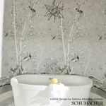 BRIGHTON PAVILION PANEL BLACK & WHITE Schumacher Wallpaper wallpaper - SKU 5007742
