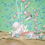 BRIGHTON PAVILION PANEL EMERALD Schumacher Wallpaper wallpaper - SKU 5007743