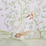 BRIGHTON PAVILION PANEL LILAC Schumacher Wallpaper wallpaper - SKU 5007748