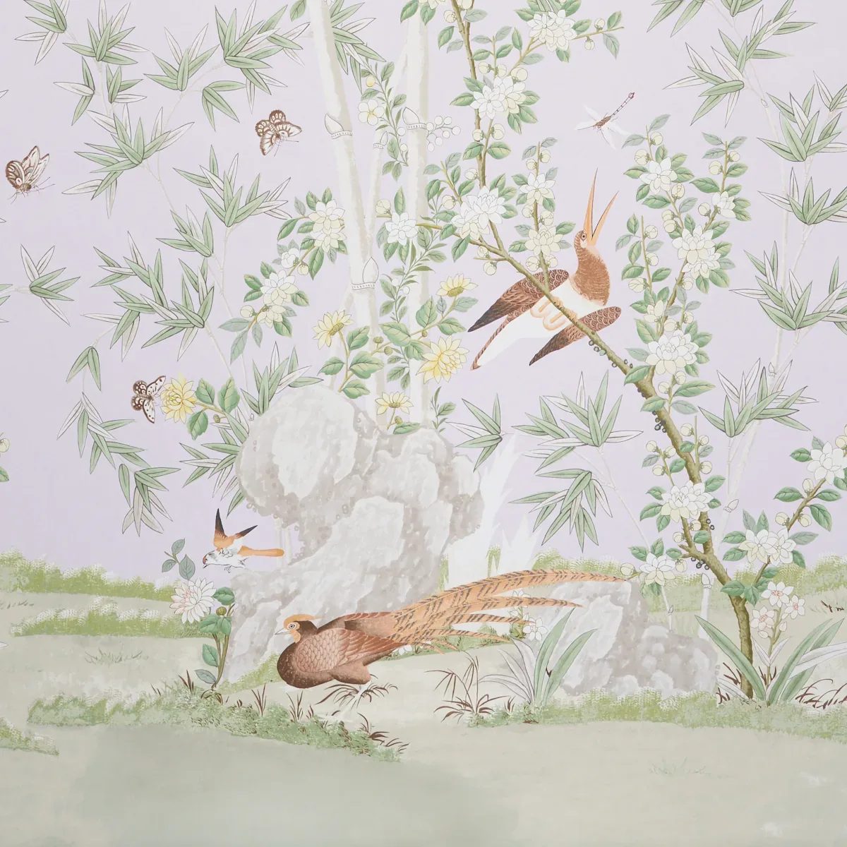 BRIGHTON PAVILION PANEL LILAC Schumacher Wallpaper wallpaper - SKU 5007748