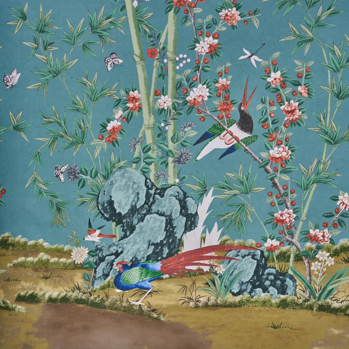 BRIGHTON PAVILION PANEL MULTI Schumacher Wallpaper wallpaper - SKU 5007740