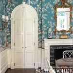 BRIGHTON PAVILION PANEL PEACOCK Schumacher Wallpaper wallpaper - SKU 5007741