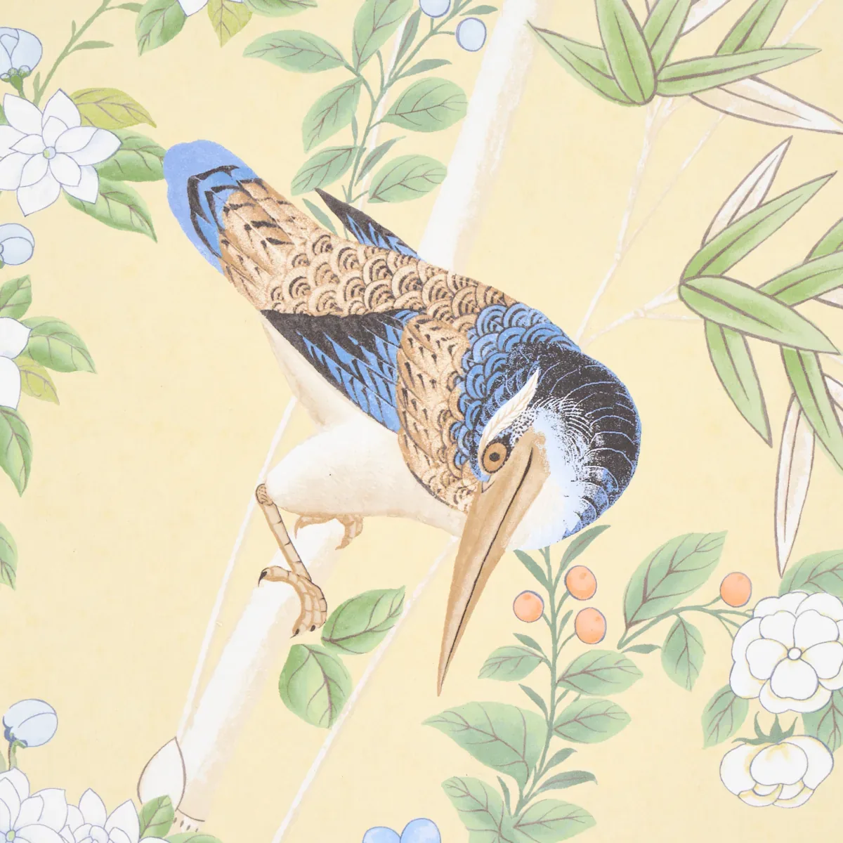 BRIGHTON PAVILION PANEL YELLOW Schumacher Wallpaper wallpaper - SKU 5007747