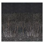Schumacher BRINDILLE GOLDEN ACCENTED PANEL SET - CARBON Wallpaper | Buy Online Schumacher BRINDILLE GOLDEN ACCENTED PANEL SET wallpaper, color CARBON, SKU 5010921